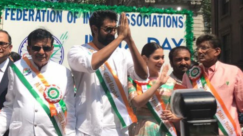 Indian diaspora, ‘Baahubali’ actors celebrate at India Day Parade in New York