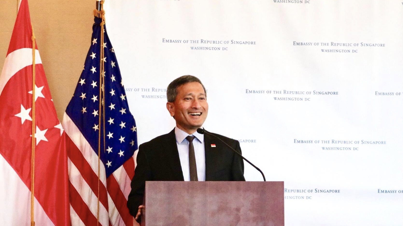 Foreign Minister Dr Balakrishnan “most worried about a trade war”