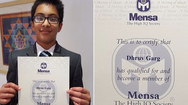 Dhruv Garg is latest Indian-origin child in UK to max Mensa IQ test