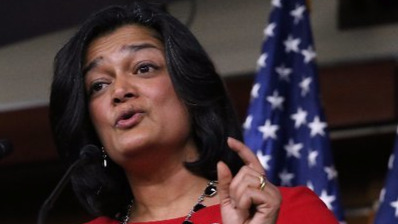 Pramila Jayapal calmly responds to C-SPAN caller’s rant about ‘illegal aliens’
