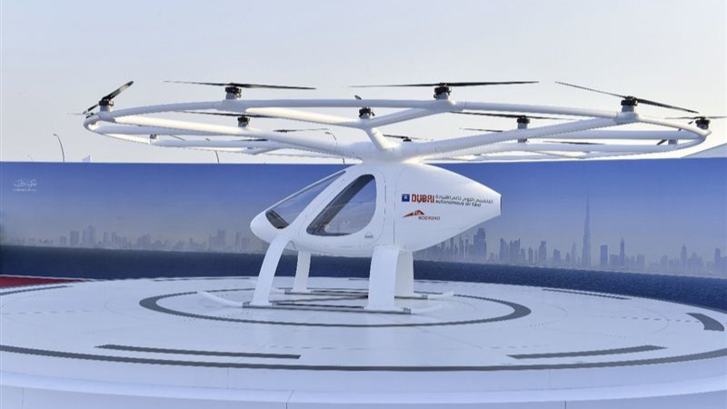 World’s first flying taxi takes off in Dubai