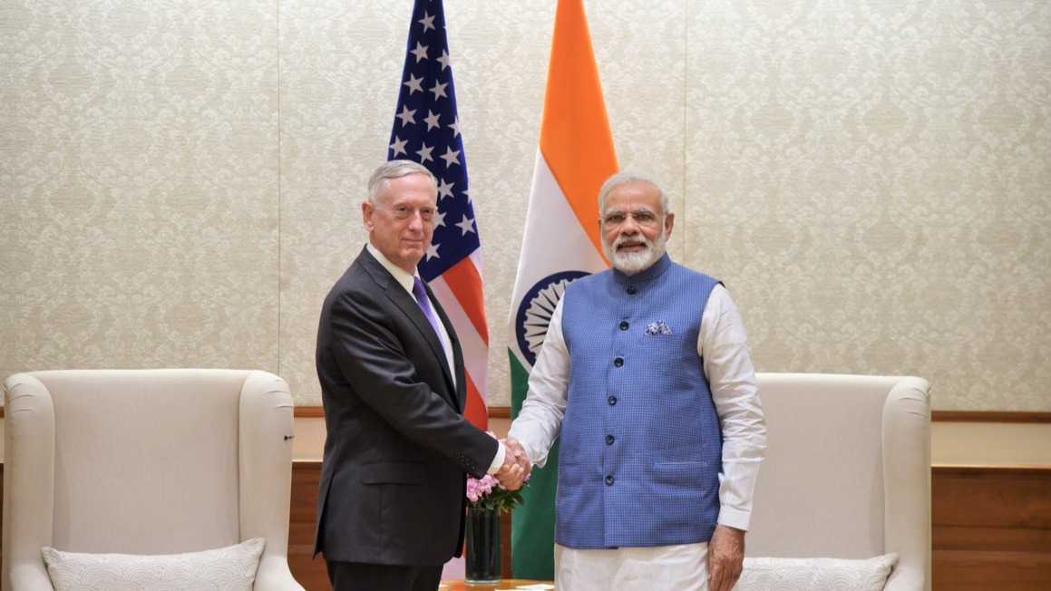 US Defense Secretary James Mattis meets Indian PM Narendra Modi on three-day visit to India