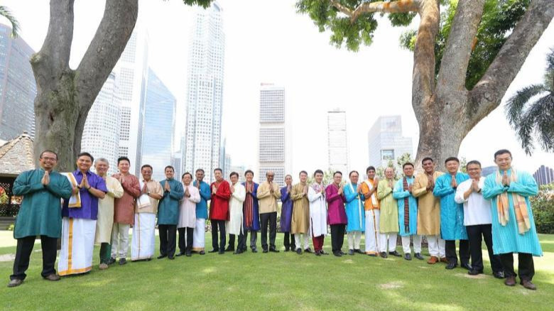 Singaporean MPs don colourful Indian attire for Deepavali fashion shoot