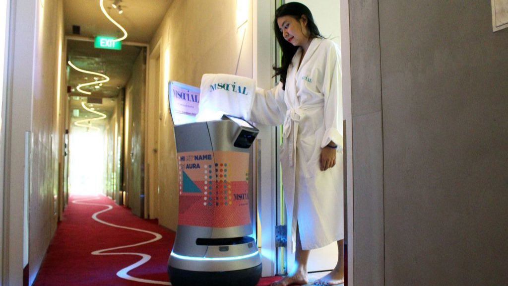 Wonder robot bags award for M Social Singapore