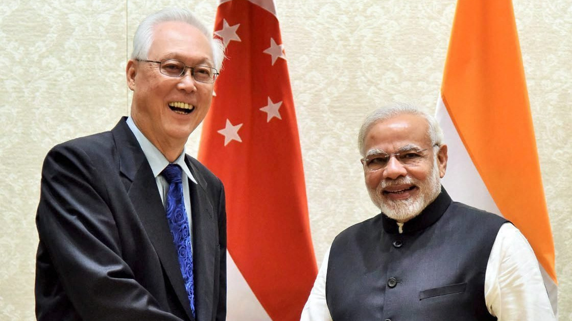 Modi meets ex-Singapore PM, hails strengthening bilateral relations
