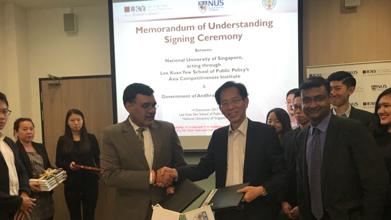 Andhra govt signs MoU with NUS to collaborate on modern governance aspects