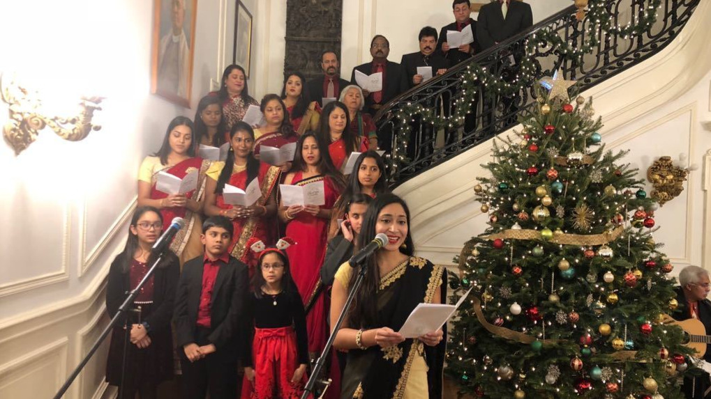 Indian sparkle at annual Christmas celebration in Washington