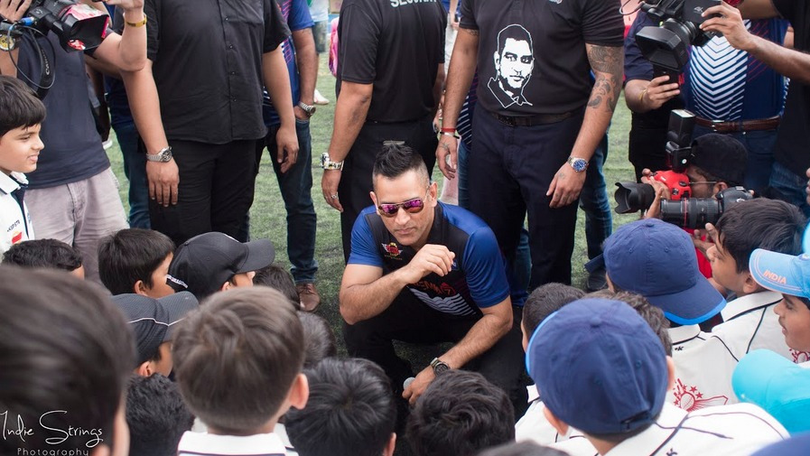 In pics: Dhoni charms cricket fans in Singapore at the launch of his academy