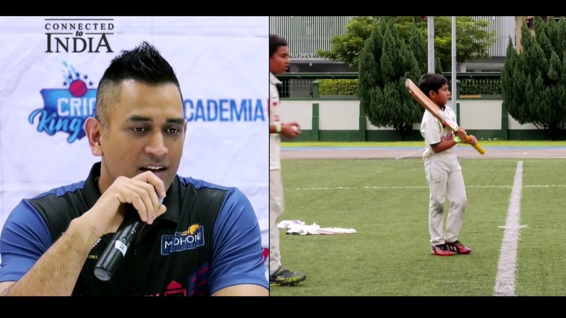 Dhoni bats for local coaches, teaching atmosphere for kids in his new academy