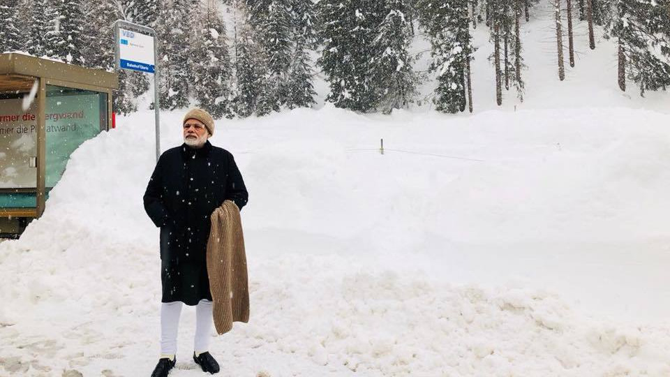 In Pics:  PM Modi showcases New India’s potential at the World Economic Forum in Davos