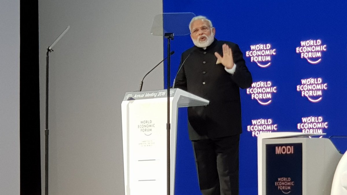 PM Modi gives mantra of ‘Reform, Perform, Transform’ at Davos to attract investment in India