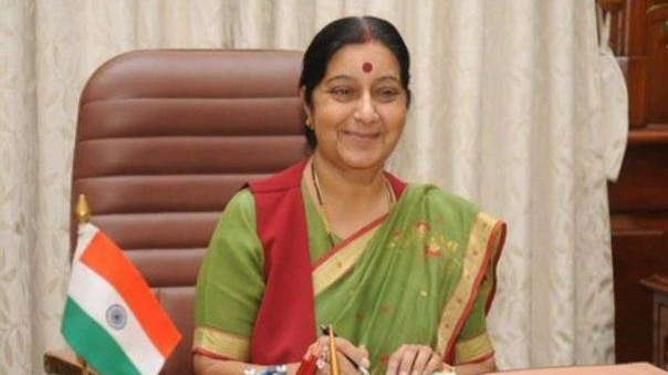 Sushma Swaraj leaves for first official visit to Saudi Arabia