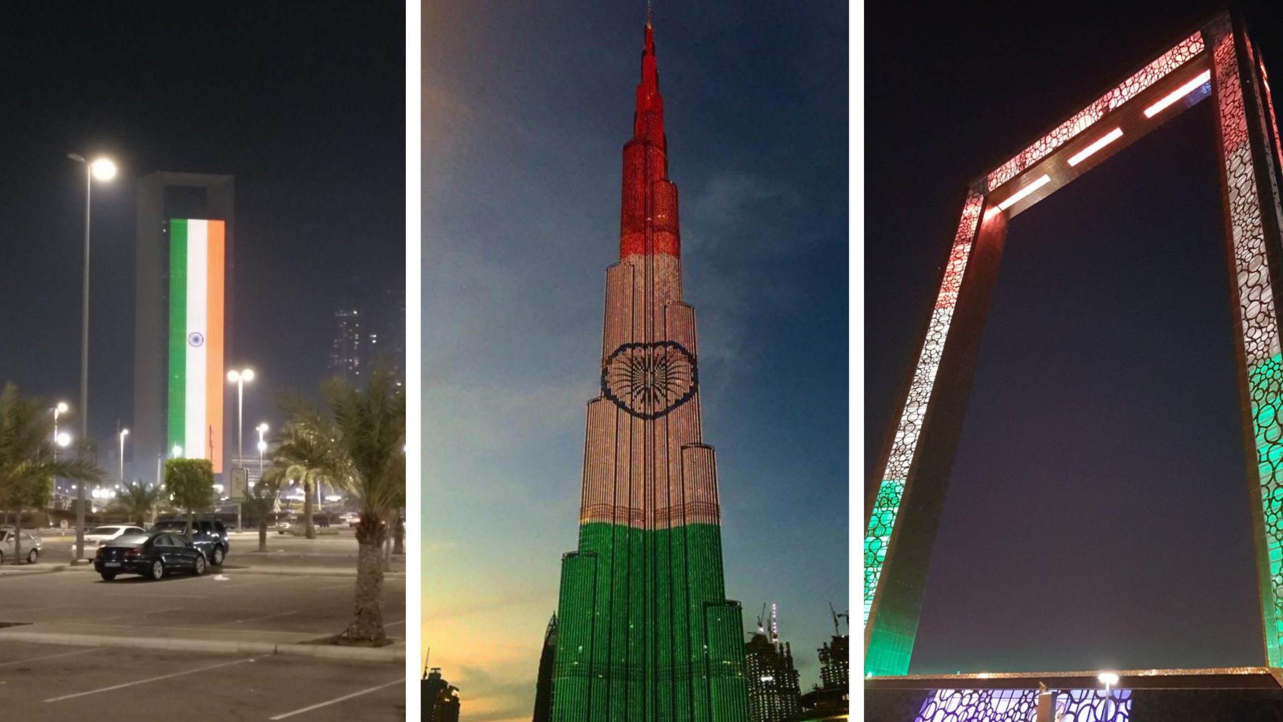 Tricolour illuminates iconic buildings in UAE to mark Modi’s two-day visit