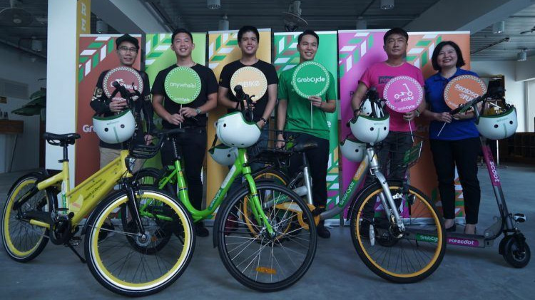 Bike, e-scooter sharing app Grabcycle launched in Singapore