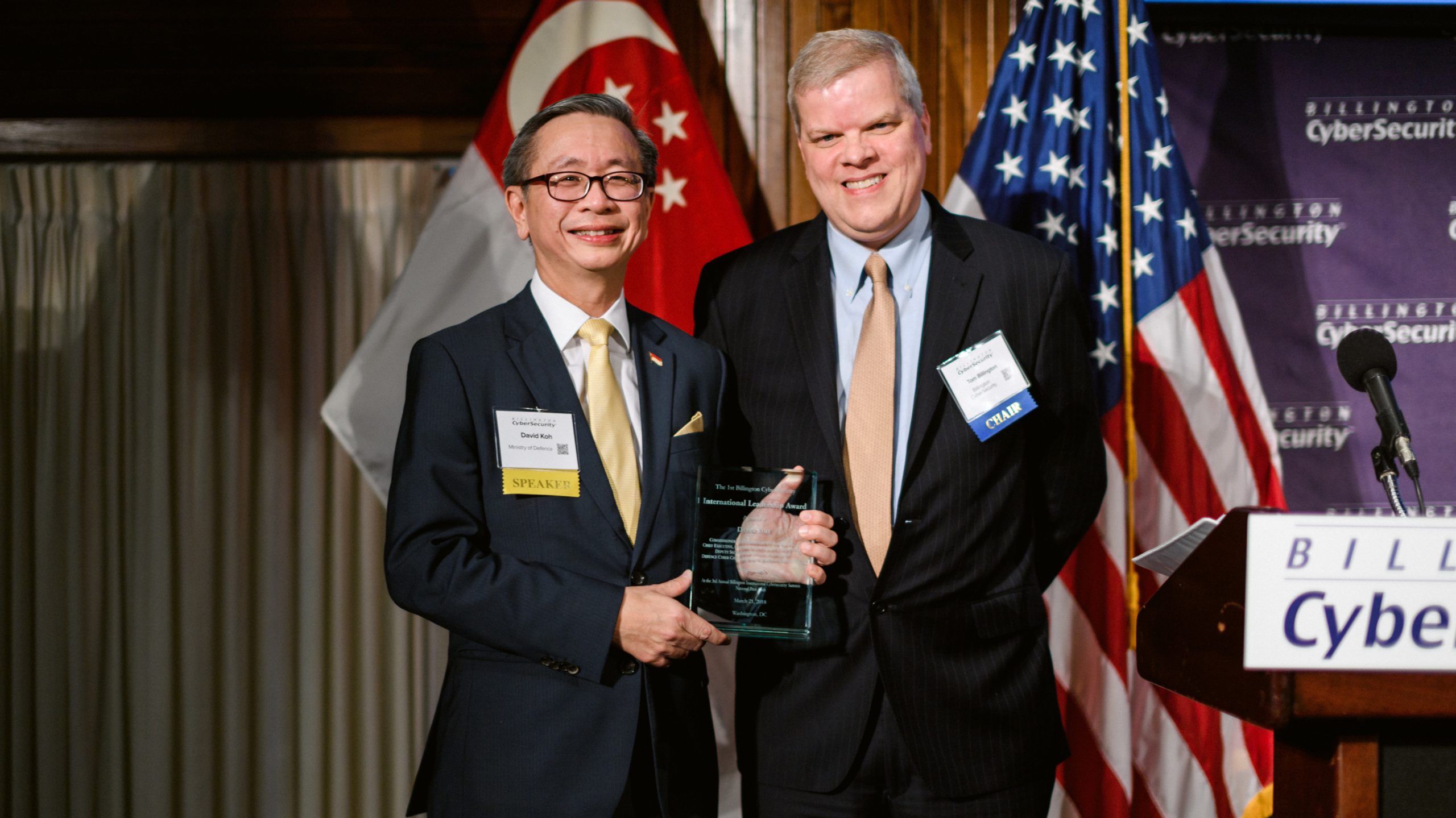 Singapore CSA chief receives international cybersecurity award