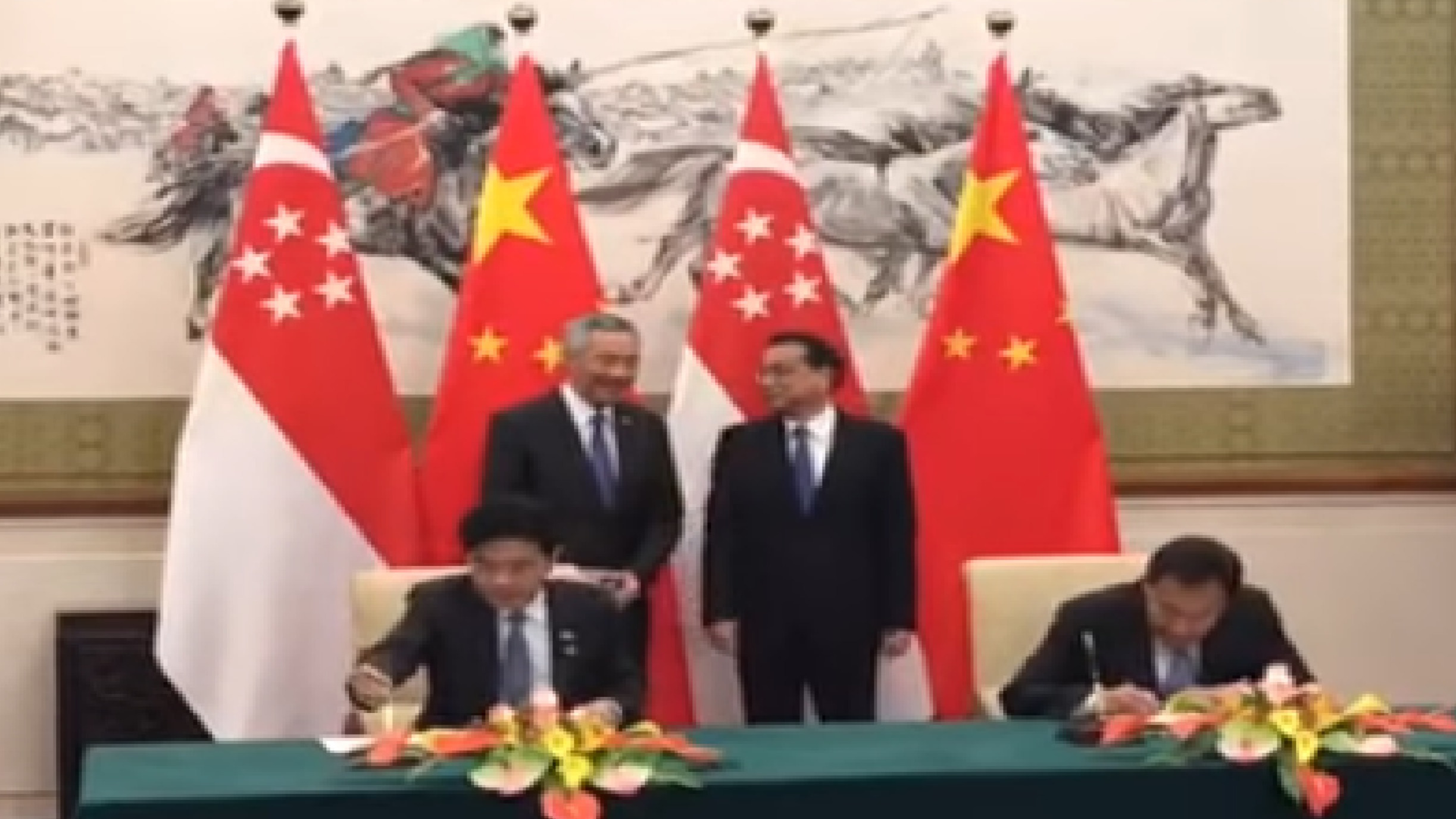 Singapore, Chinese companies sign MoU to cooperate in third-party markets