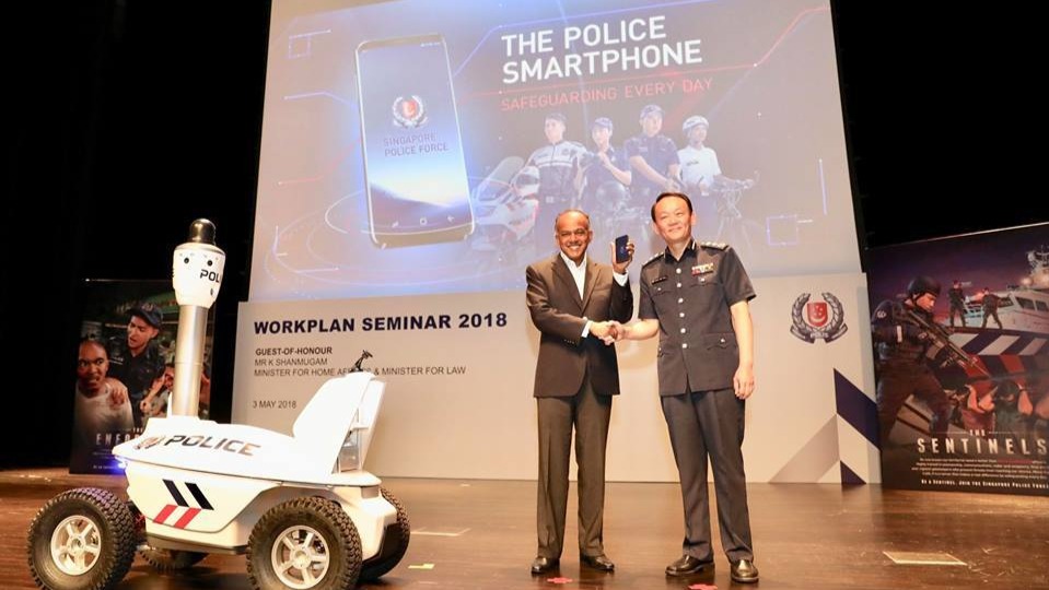 Robots, specialised smartphones to aid Singapore Police in fighting crime