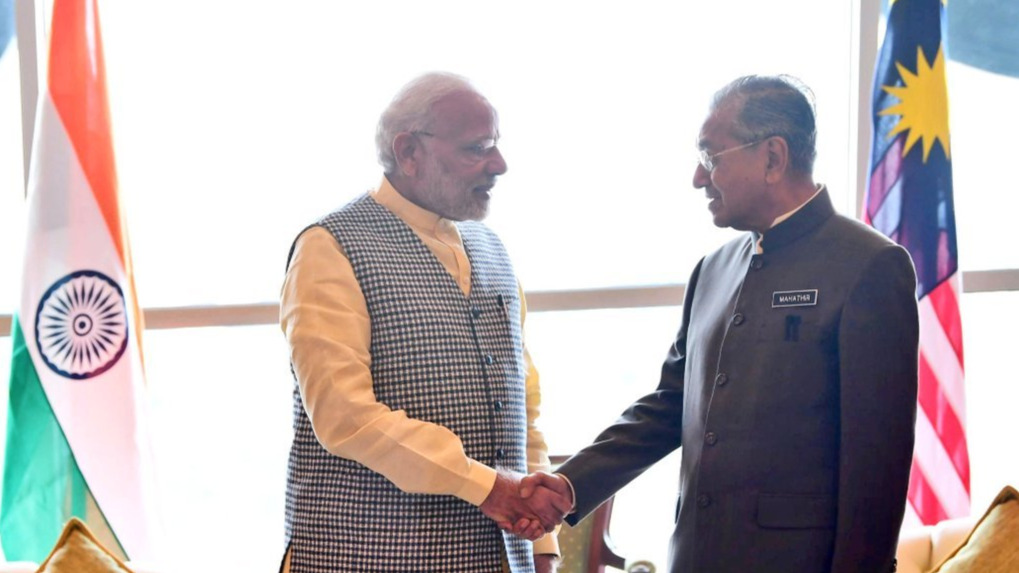 In pics: PM Modi meets Malaysian counterpart Mahathir Mohammad in Kuala Lumpur