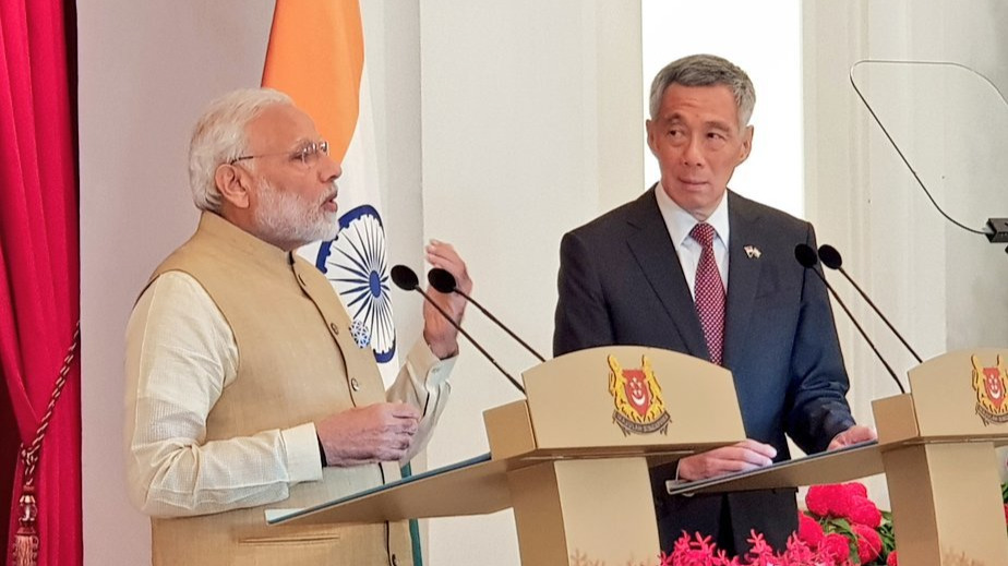 As India progresses and develops, opportunities galore for Singaporean companies: PM Modi