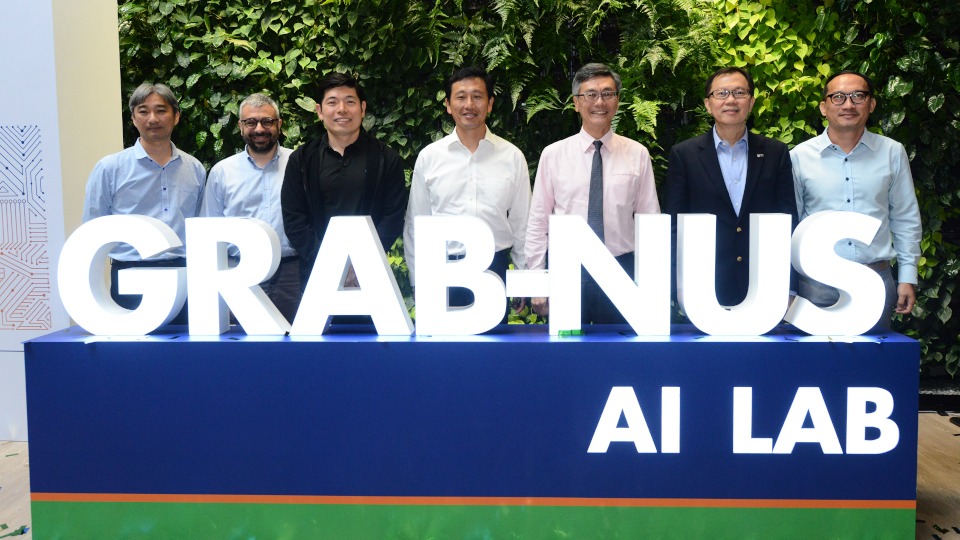 Grab and NUS launch joint AI lab to develop smart urban transport solutions for Southeast Asia