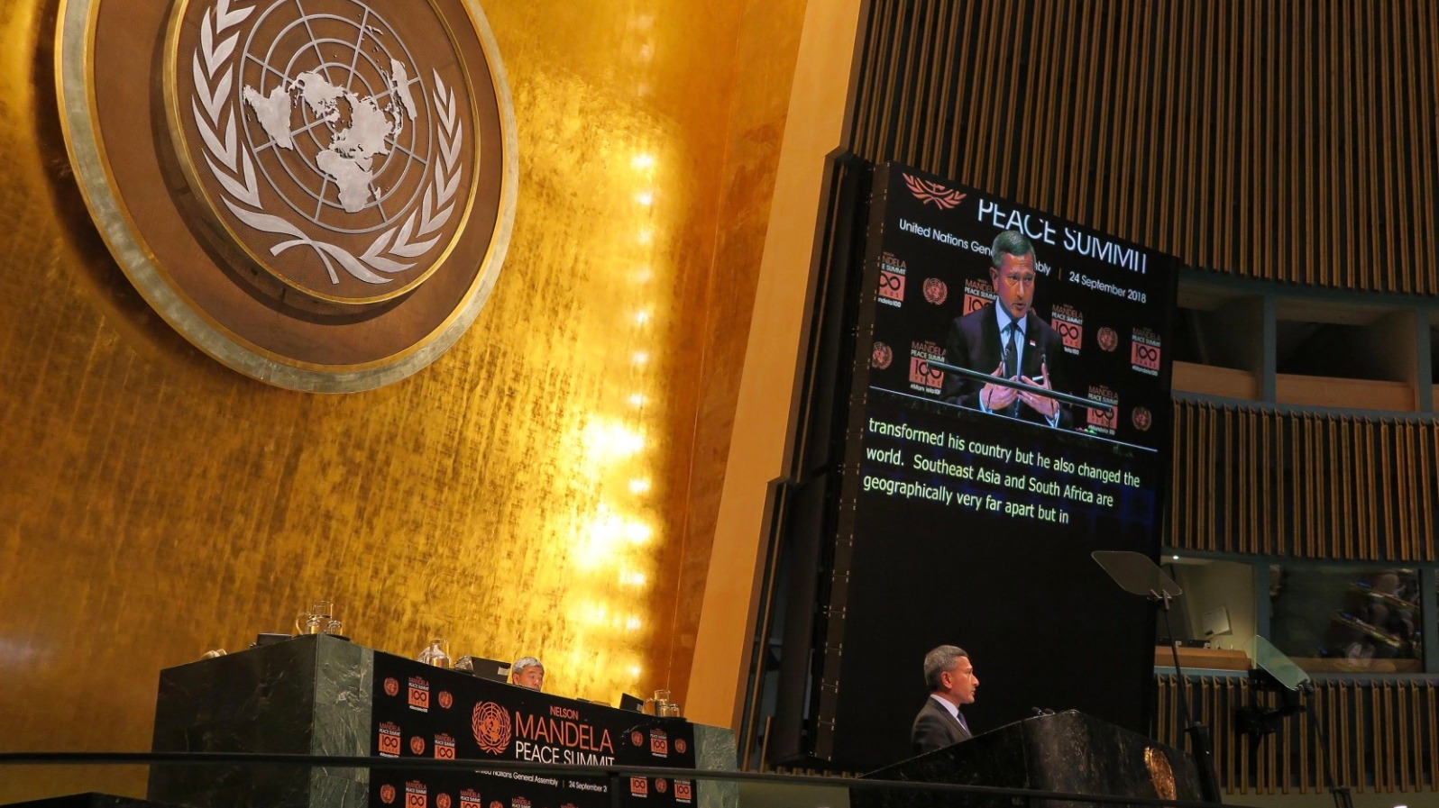 FA minister Balakrishnan reaffirms Mandela ideals at UNGA