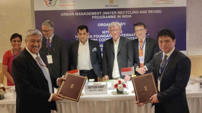India ties up with Singapore Corporation, Temasek for water recycle, reuse
