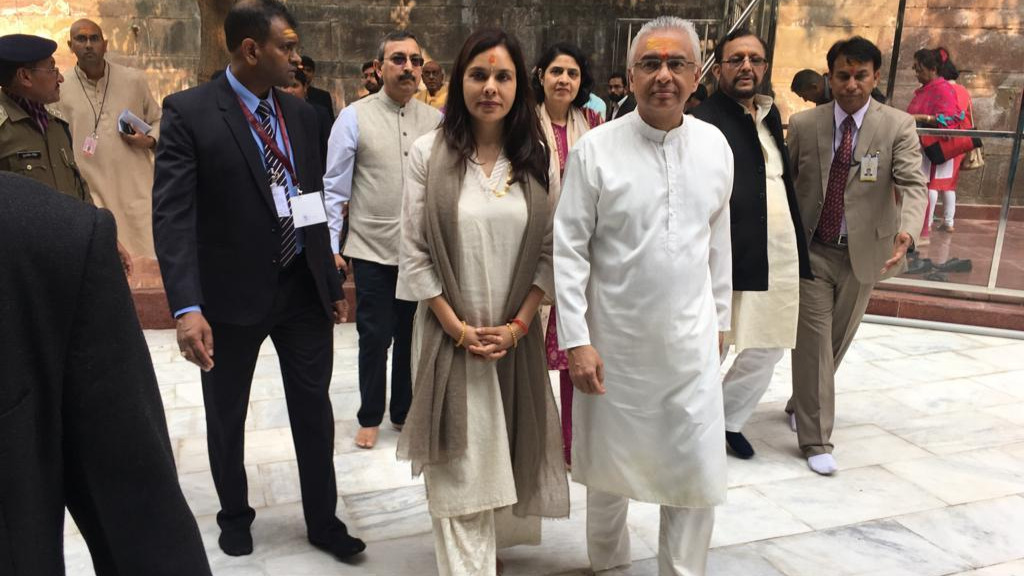 Mauritius PM Pravind Jugnauth visits Kumbh at Prayagraj