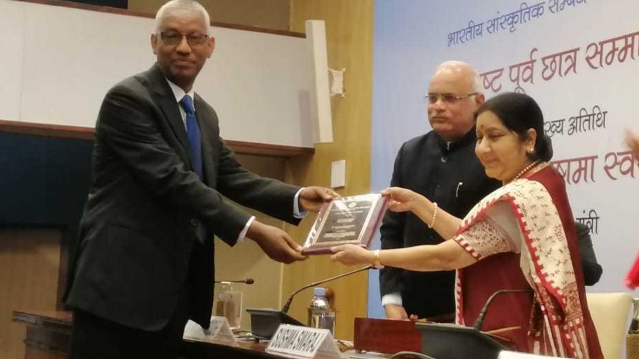 Getting students from everywhere feels like ‘Vasudhaiv Kutumbakam’: Sushma Swaraj