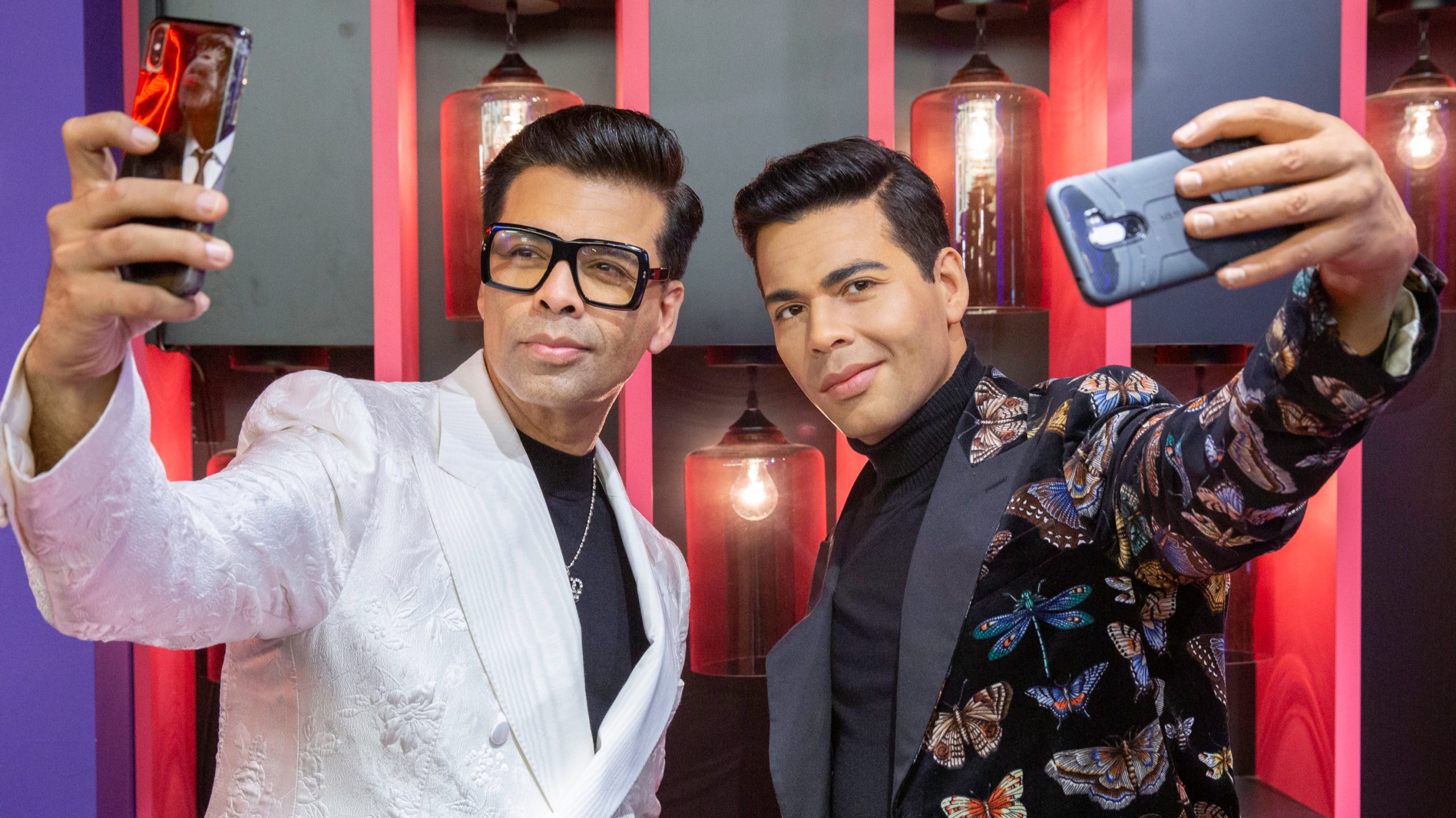 Karan Johar unveils wax figure at Indian cinema experiential space in Sentosa