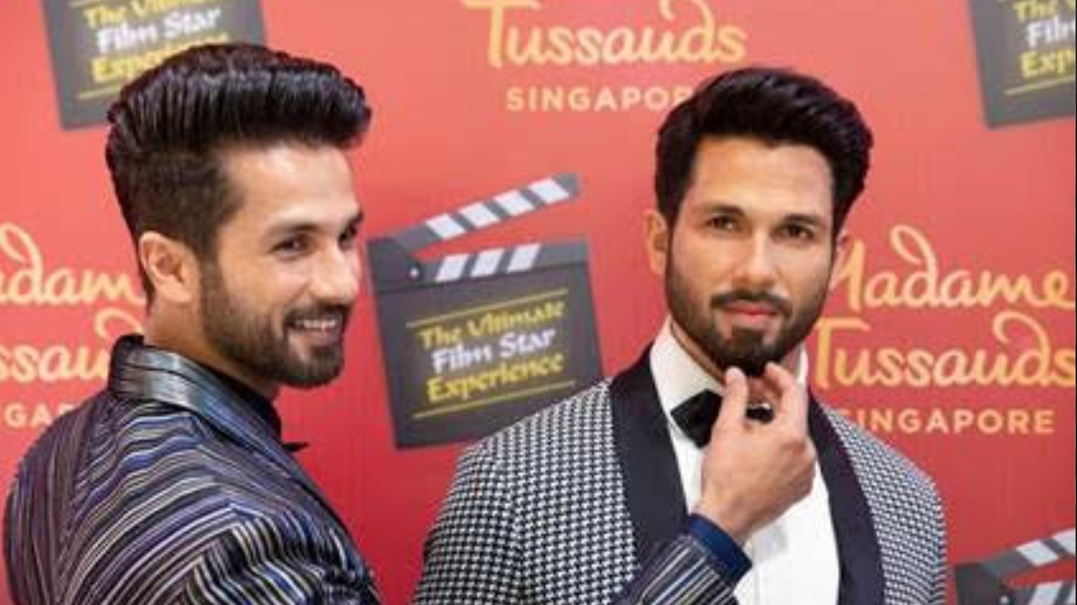 Shahid Kapoor unveils his wax figure at Madame Tussauds Singapore