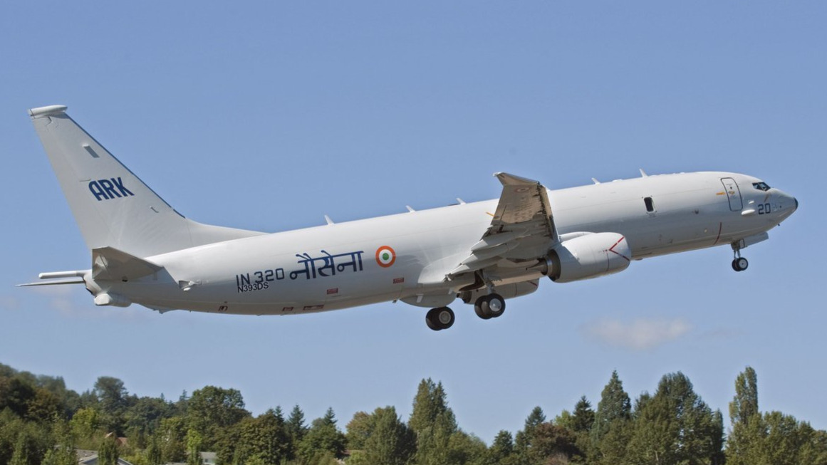 Surveillance plane P8I joins SIMBEX 2019 at South China Sea