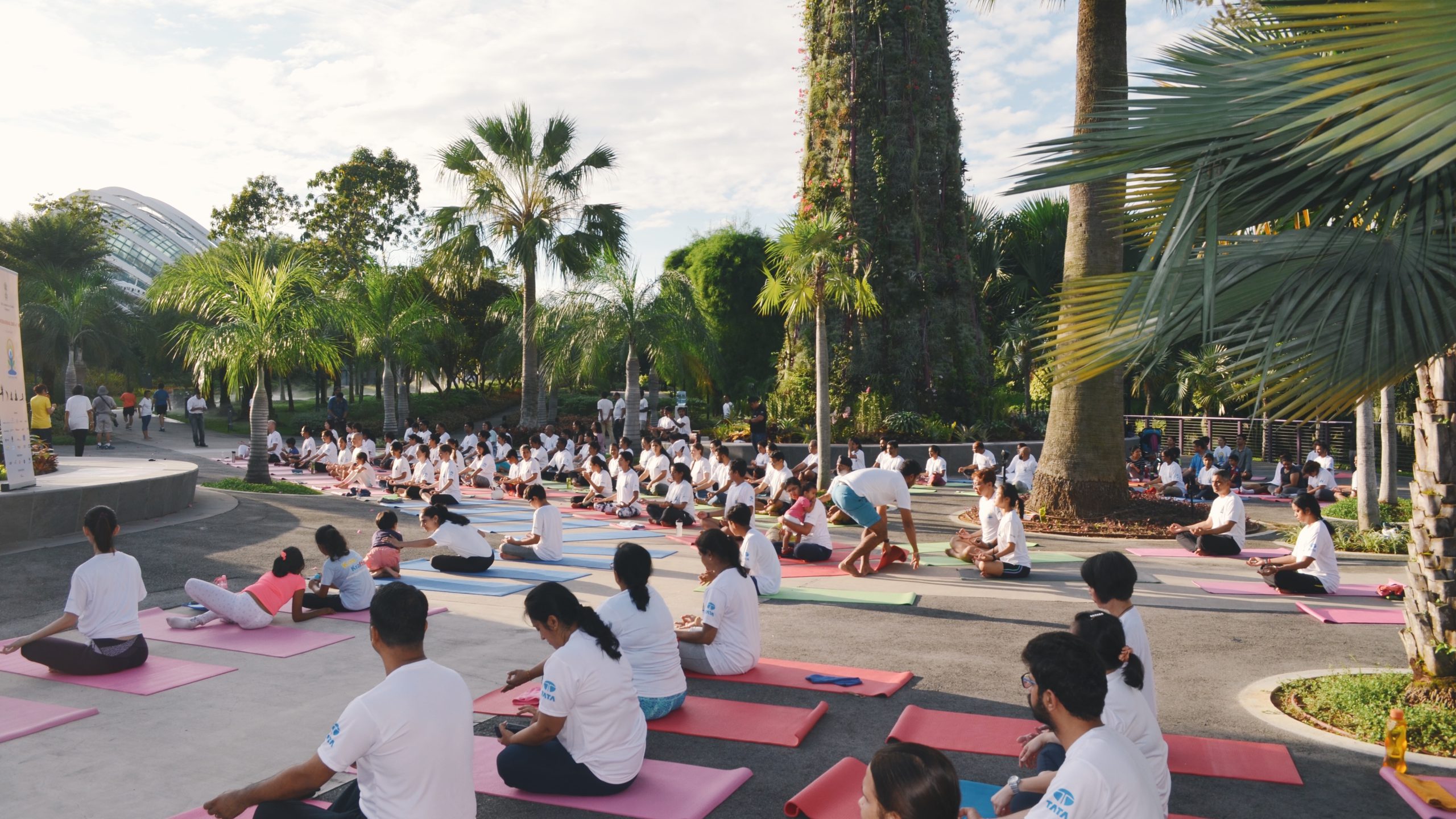 Yoga Day spreads to the Singapore heartlands and the world