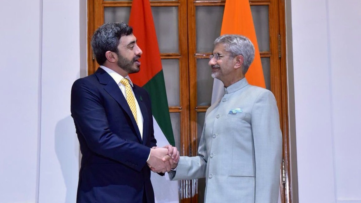 UAE Foreign Minister meets S Jaishankar, discusses trade, defence and energy security