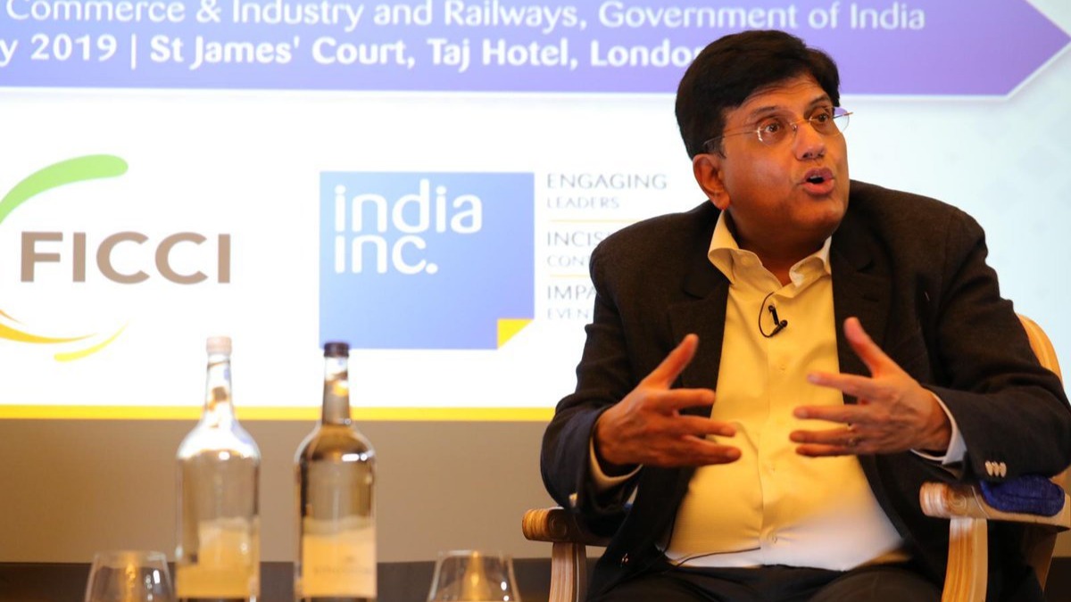 Commerce Minister Piyush Goyal meets NRIs during UK visit