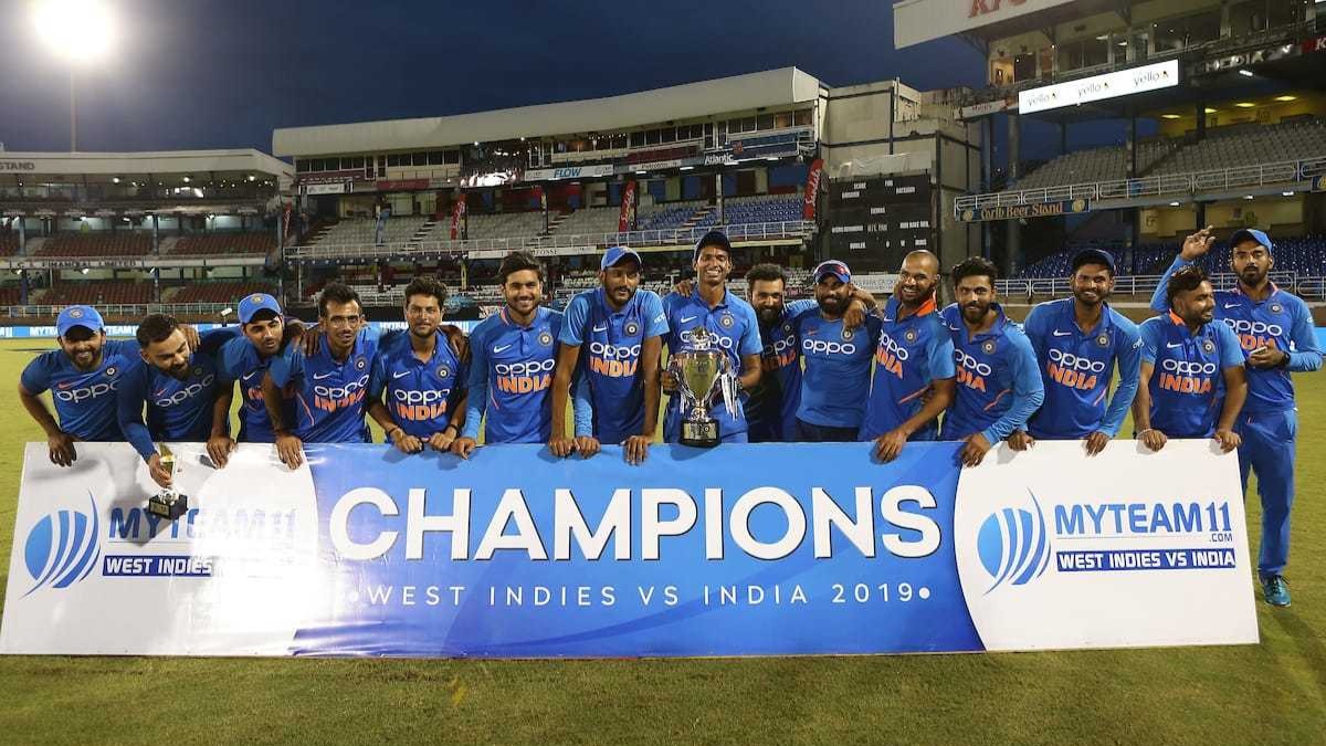 India win 3 ODI series vs West Indies 2-0