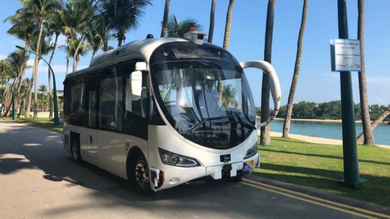 Singapore launches public trial of self-driving shuttle buses