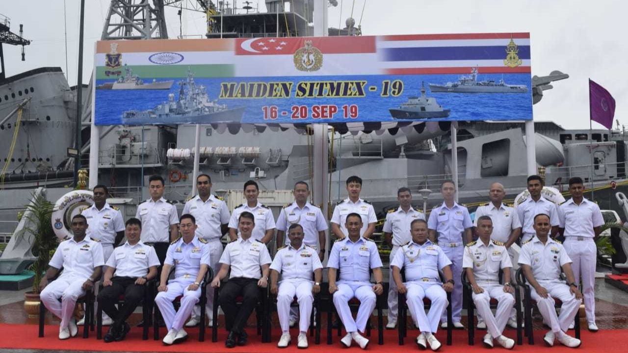India, Singapore and Thailand’s trilateral naval exercise begins