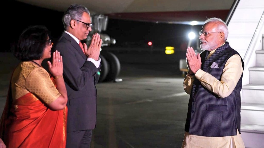 PM Modi arrives in New York for the second leg of his US visit