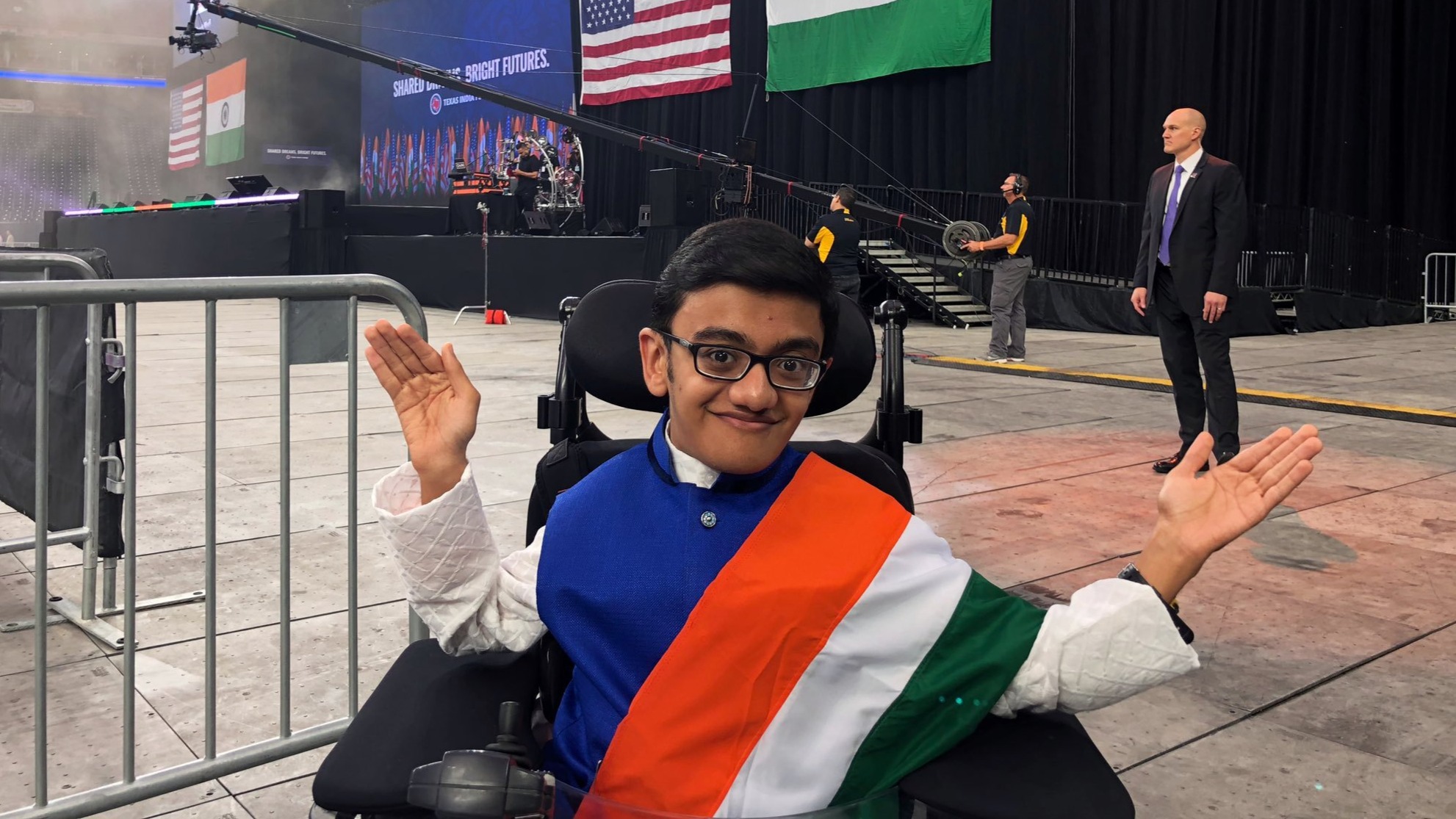 Meet Sparsh Shah, the teen rapper who sang the Indian national anthem at ‘Howdy, Modi’
