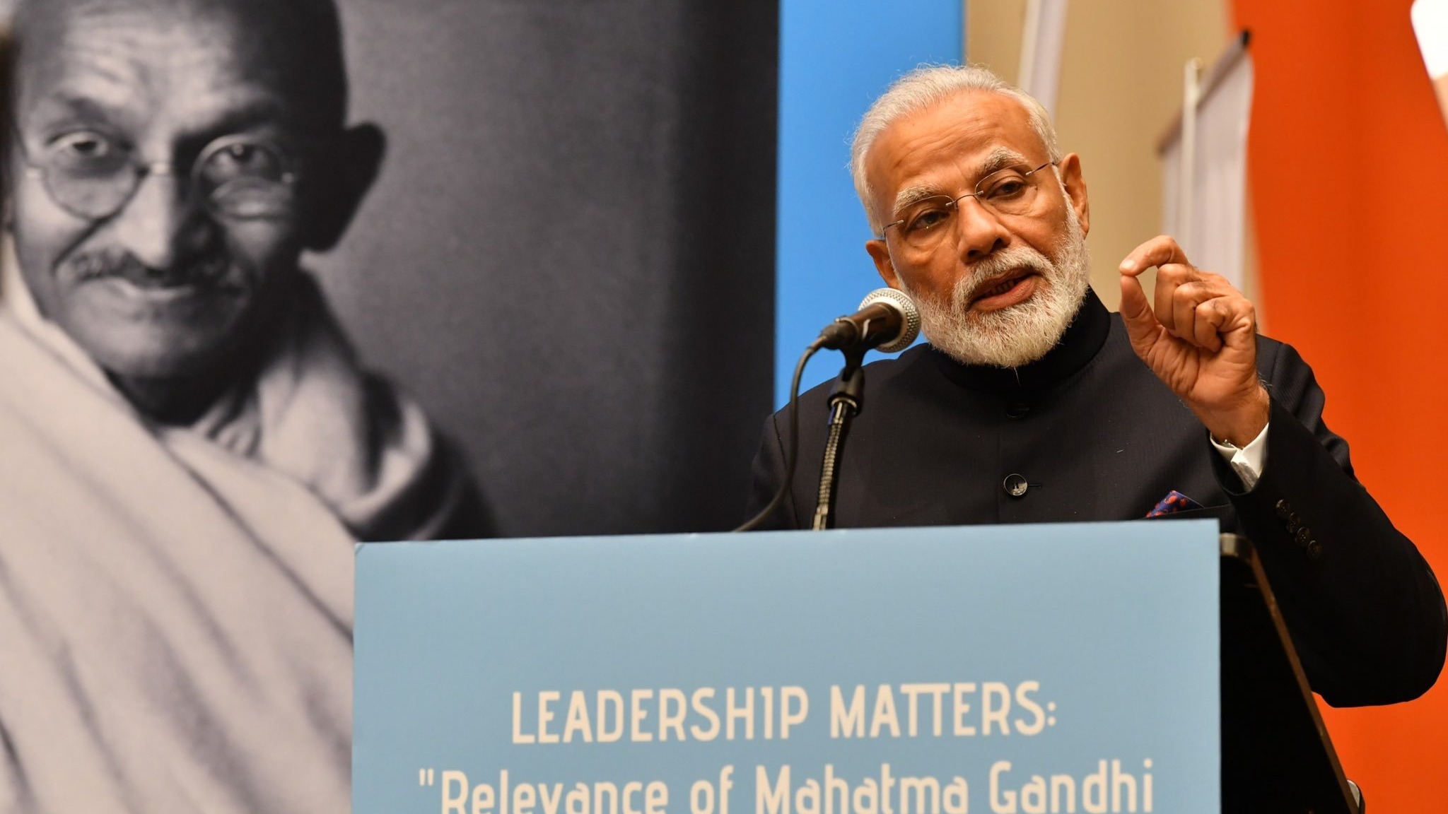 “Climate change, terrorism or corruption, Gandhiji’s ideals are the guiding light”, says Modi