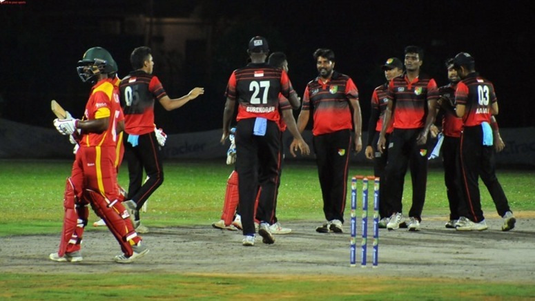 Singapore stun Zimbabwe with historic four-run win in T20I