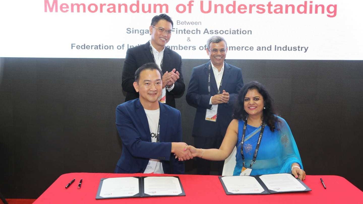 SFA, FICCI sign MoU to enhance cooperation at Singapore FinTech Festival 2019