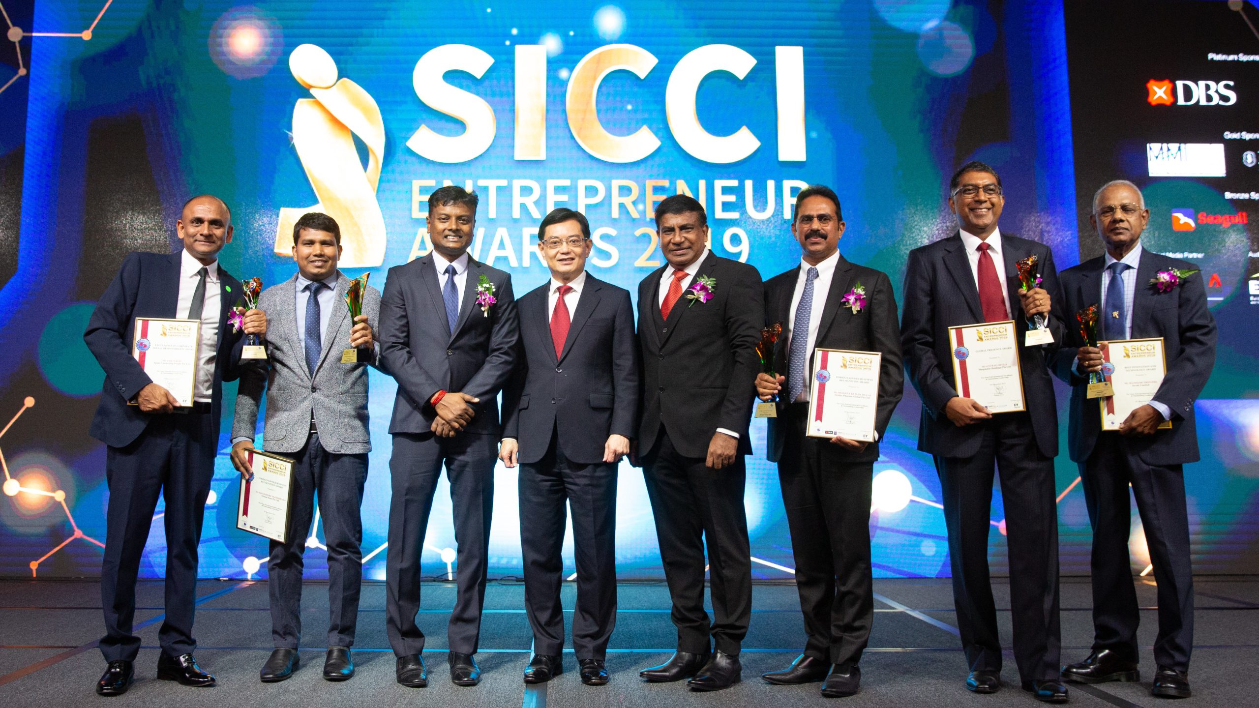DPM Heng Swee Keat hands 2019 SICCI  Awards to outstanding Indian entrepreneurs