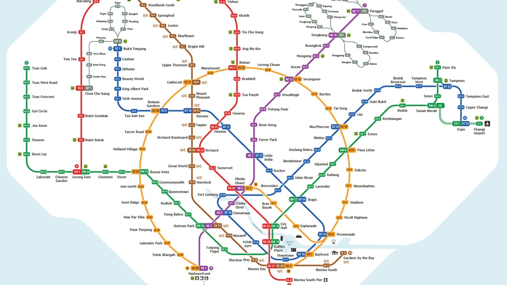 LTA releases new MRT map
