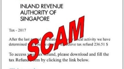 Tax refund email doing the rounds is a scam, warns IRAS