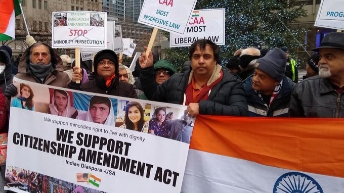 Indian diaspora groups hold pro-CAA rallies across America
