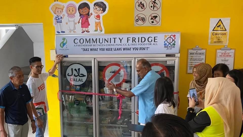 In Pics: Shanmugam launches community fridges in Yishun heartlands