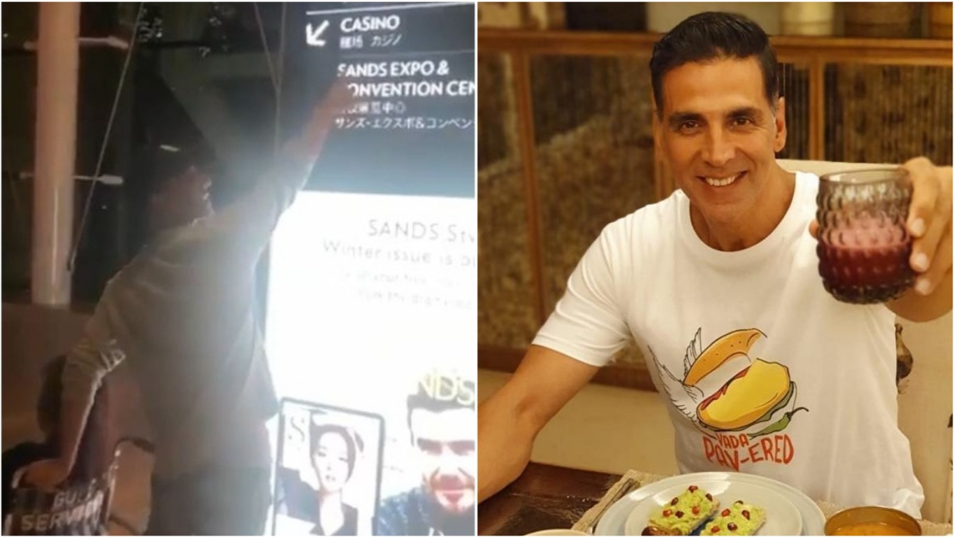 Akshay Kumar takes his mom to a Singapore casino to celebrate her birthday