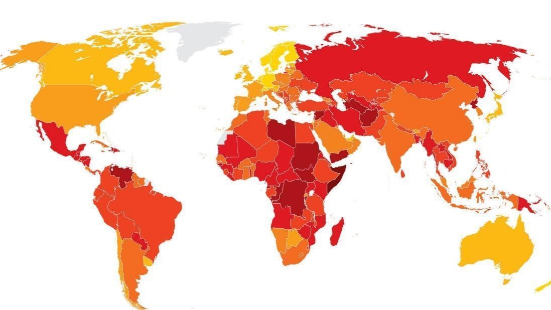 Singapore 4th, India 80th in corruption perception rankings