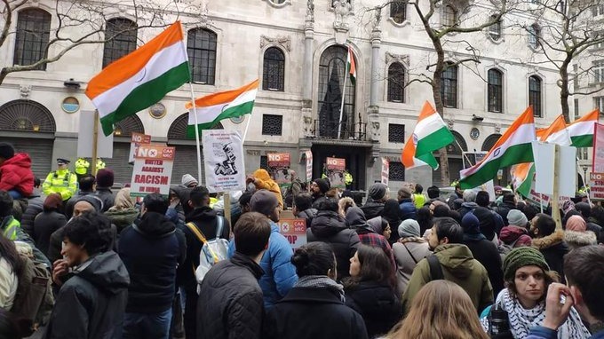 Large-scale protests against CAA in London on Republic Day weekend